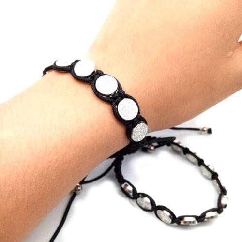 Religious Catholic Rosary Beaded Bracelet Holy Saint Benedict Icon Pendant Bracelet Adjustable Chain Paryer Blessing Jewelry