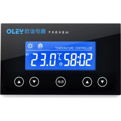 RINGDER FC-110G LCD Far Infrared Sauna Room Foot Spa Digital Temperature Controller Countdown Timer Regulator Thermostat