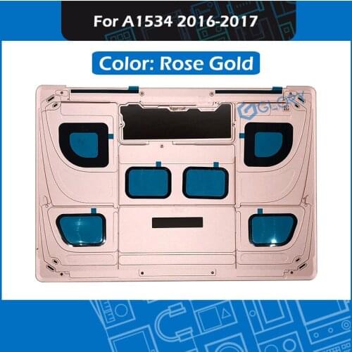 Rose Gold A1534 Bottom Case For Macbook Retina 12" A1534 bottom cover replacement 2016 2017 Year
