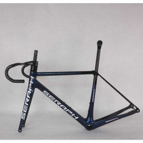 SERAPH new all inner cable Disc road carbon frame . bicycle frameset include carbon fork carbon seatpost