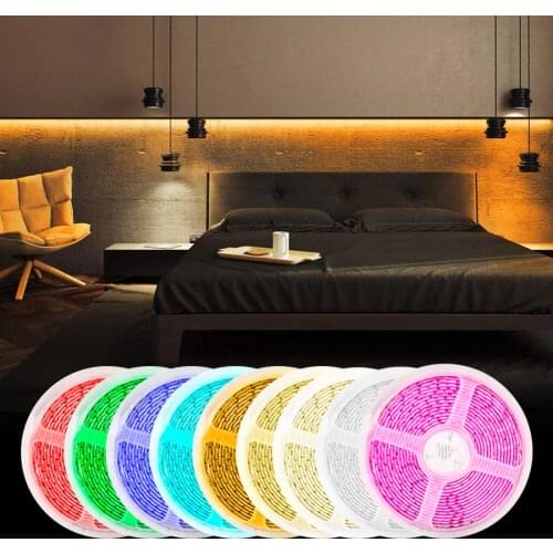 5m 600 LEDs LED Strip Lights SMD 5054 120 LEDs/m Diode Tape Ribbon Flexible Waterproof TV Backlight White/Pink/Ice Blue/Golden