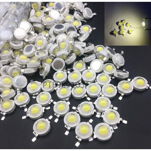 10pcs LED 3 W Diode HIgh Power Beads 3Watt White Light Emitting Diode Brightness White Diodos LED Alta Luminosidad 3w Diodo DIY
