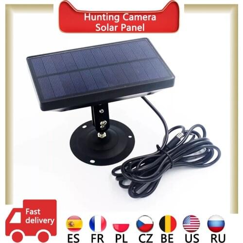Outdoor Hunting Camera Solar Panel 1800mah 6V Waterproof Charger Battery for Ordinary Trail Camera Excluding 2G 3G WIFI Camera