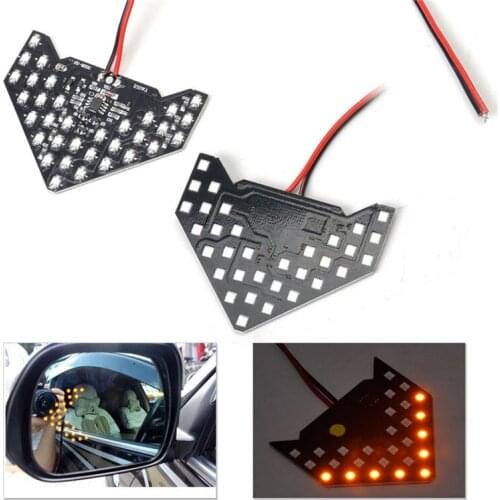 Ultra Long Lifespan Fashion Arrows Panel Car Side Mirror New 33SMD LED Low Consumption High Bright Turn Signal Light 12V#265758
