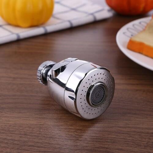 360 Rotatable Bent Water Saving Tap Aerator Diffuser Faucet Nozzle Filter Water Filter Swivel Head Kitchen Faucet Bubbler