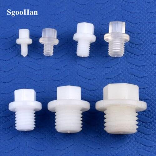 1~100pcs M4~M20 Thread Plastic Hose End Plug Aquarium Tank Aerator Hose Joint Irrigation System Water Pipe Connector End Cap