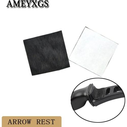 1pc/2pcs Archery Arrow Rest Horsehair Material Silent Plate Recurve Bow Shooting Arrow Rest Hunting Archery Accessories