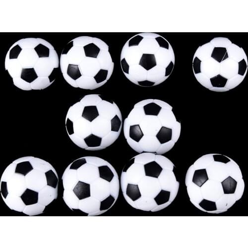 10PCS 32mm Plastic Foosball Table Football Soccer Ball Football Fussball Sport Gifts Round Indoor Games Wholesale