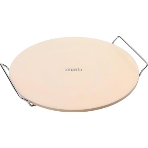 9/11/12/13/15'' Pizza Stone Board Round Fire-resistant Ceramic Insulation Plate Pizza Pan 9 Inch Pizza Stone