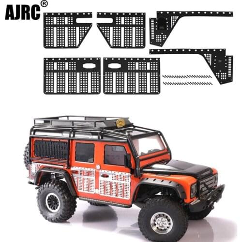 For 1/10 climbing car TRAXXAS TRX-4 Defender TRX4 82056-4 body armor Door metal decorative sheet Car shell anti-skid plate
