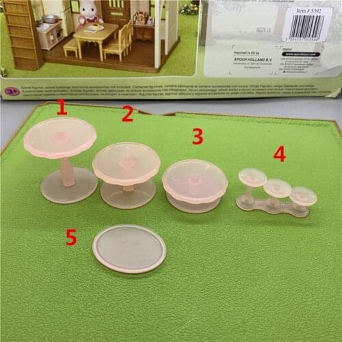 Geniune Sylvanian Doll Families Dollhouse Animal Figures furniture set clothes house food without package