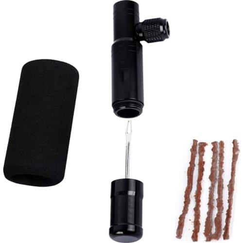 Bicycle Tools 5pcs Tire Repair Rubber Strip And Bicycle Tire Repair Drill For MTB Road Bike Tubeless Repair Tools #83 hotsale