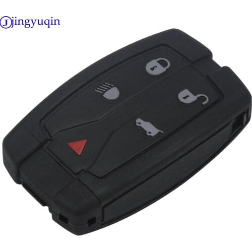 Jingyuqin 10x New Replacement 5 Buttons Remote Key Blade Fob Shell Case Fit For Land Rover Freelander 2 3 Free Shipping