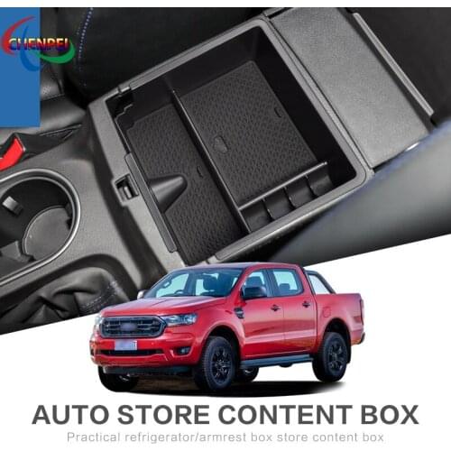 For Ford Ranger Everest 2012-2018 Armrest Box Storage Box Central Storage Box Car Interior Accessories