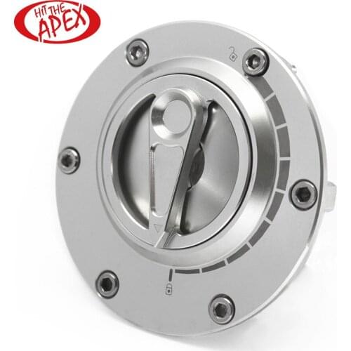 For KAWASAKI Z300 Ninja250 ABS Motorcycle Fuel Tank Cap CNC Aluminum Keyless Twist off Nimble Quick Lock Gas Cover