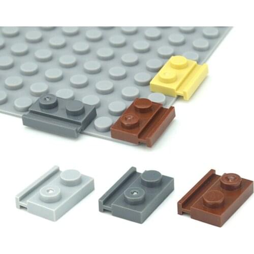 100pcs Assembles Particles 32028 Modified 1x2 with Door Rail DIY Special Groove Building Blocks Educational Bricks Kids Toys