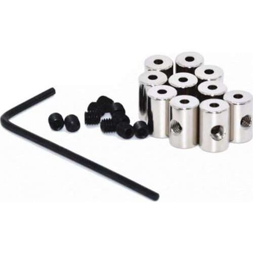 M2EA 10Pcs Brooch Pin Safe Keepers Pin Locks Pin Backs Clasp Locking Pin Keeper Backs Locking Pin Backs With Wrench Tools