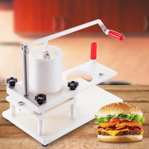 Small manual hamburger patty maker press machine