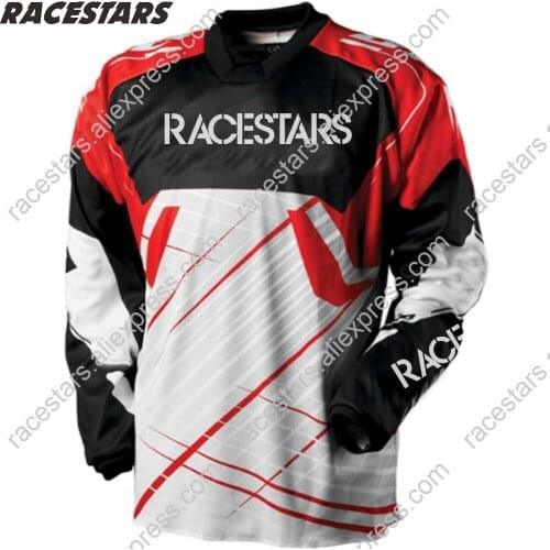 NEW RACESTARS Motocross Shirt Motorcycle Jacket Off-road T-shirt Ride Bicycle Long-sleeve Moto Cycling Jersey Men Long Sleeve