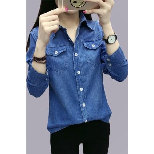 Женские джинсовые рубашки ONEIGHTWENTY China At AliExpress