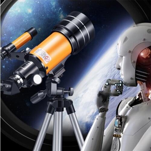Professional Zoom Astronomical Telescope With Phone Clip Outdoor HD Night Vision 150X Refractive Deep Space Moon Watching Gifts