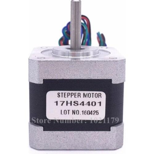 1PCS NEMA 17HS4401 stepper motor 4-lead 40mm 1.7A NEMA 17 Motor 42BYGH 42 Motor For CNC and 3D printer