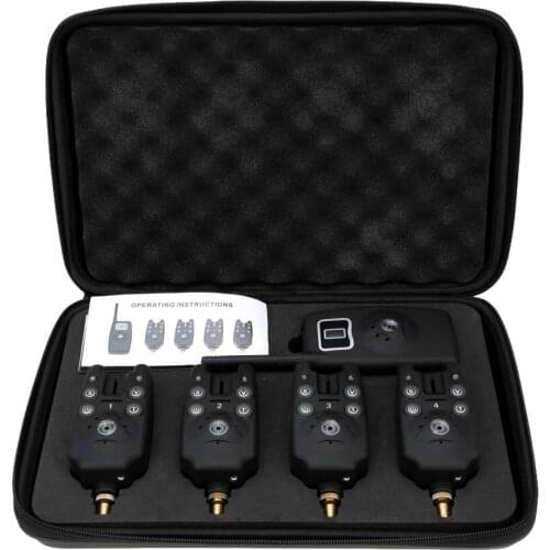 LED Wireless Fishing Alarm Electronic Fishing Alerts Bite Alarm Digital Screen Receiver Fishing Bite Alarms Carp Fishing Bell