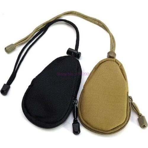 100pcs Mini Tactical Military Small Bag Money Bag Key Pouch Purse Bag Nylon with Drawstring Closure Nylon with Drawstring