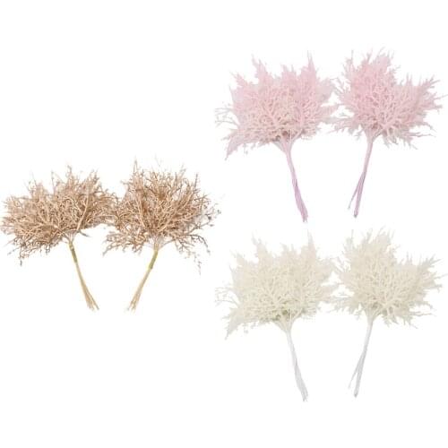 20pcs Fake Leaves Stems Bulk Artificial Eucalyptus Leaves Plant Wedding Greenery Artificial Plant