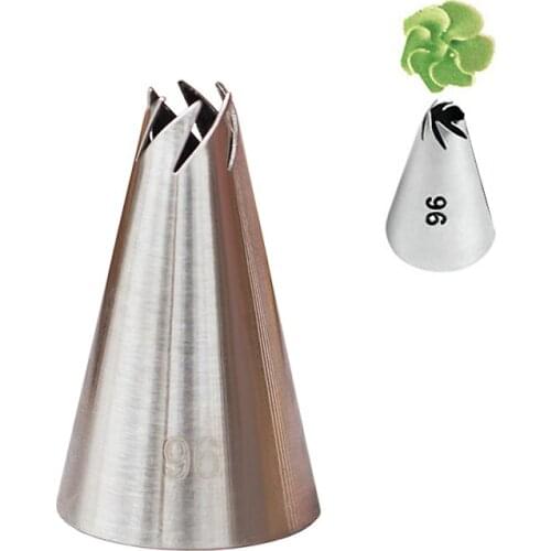 #96 Stainless Steel Seamless cupcake decorating tips Piping Nozzle Baking Cake Pastry Tools KH085