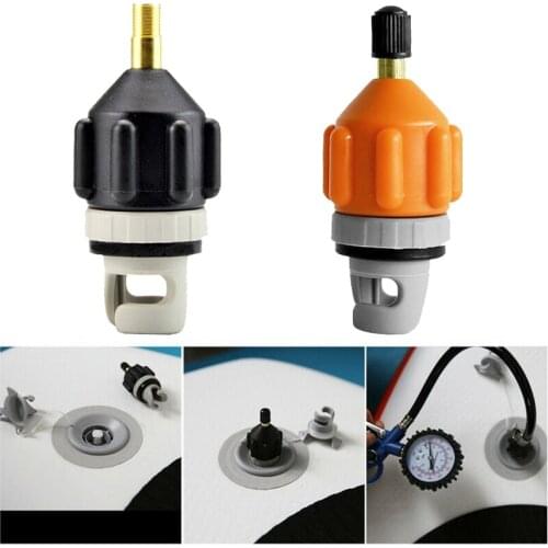 Rowing Boat Air Valve Adaptor SUP Board Kayak Inflatable Pump Adapter Air Valve Attachment Kayak Boat Accessories Boat Parts
