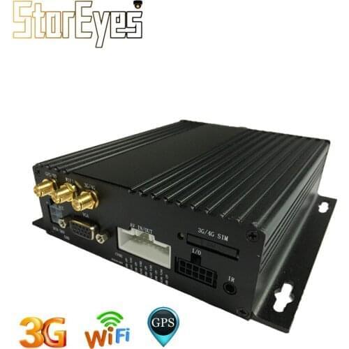 AHD 1080P 4Channel Dual SD Card GPS 3G WIFI School Bus Taxi Trailer Truck Vehicle Car Mobile DVR