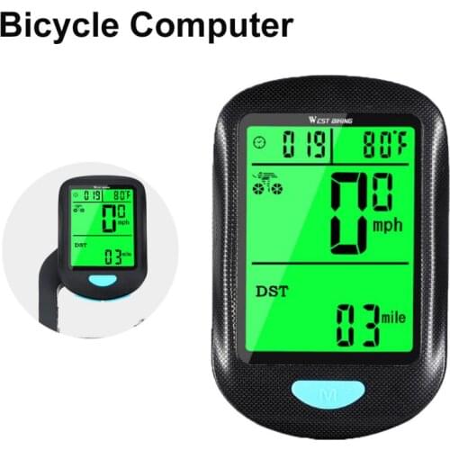 Wireless Bicycle Odometer Powermeter Cycling Bike Power Meter Electronic Speedometer Account Km Speed For Mountain Bike Computer