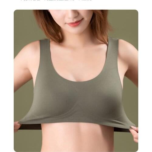 Sleep Seamless Bras for Women No Wire Trace Underwear Brassiere Sexy Wireless Thin Lingerie bralette Intimate 3XL
