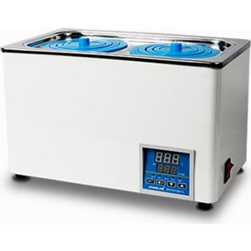 Water Bath Electro-Thermal Double Hole Digital Display Instrument Constant Temperature Rapid Heating Stainless Steel Liner