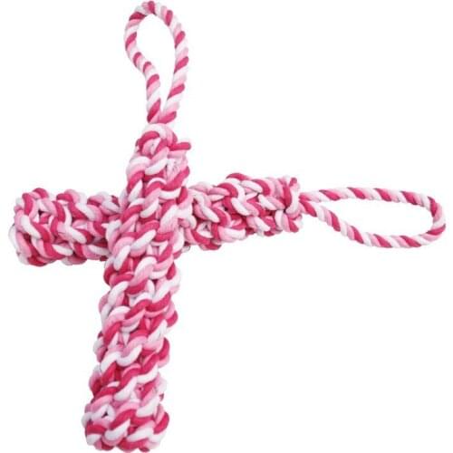 Dog Toy Puppy Dog Dental Chew Toys Rope Cotton Dog Ball Braided Knot Toy Bone Toys Teething Cleaning