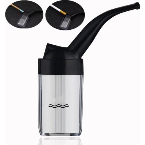 1PCS Pipe Smoke Smoking Pipe Mini Hookah Filter Water Pipe Mens Cigarette Holder Smoking Accessories Gadgets for Men Gift