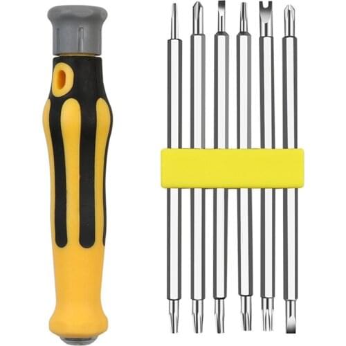Multi-function Household Screwdriver Set Strong Magnetic Screwdriver Phillips Double Head Torx Screwdriver For Maintenance