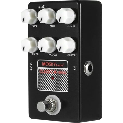 MOSKYaudio CLASSIC M-SHALL Speaker Simulator Cabinet Simulator Guitar Effect Pedal Speaker Simulation for Guitar Bass