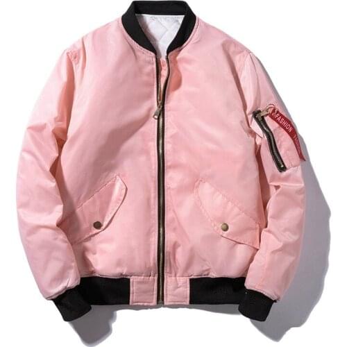 Bomber Pilot Jacket Men Women Solid Hip Hop Hooded Baseball Jacket Winter Autumn Thick Fashion Streetwear Windbreaker Coats