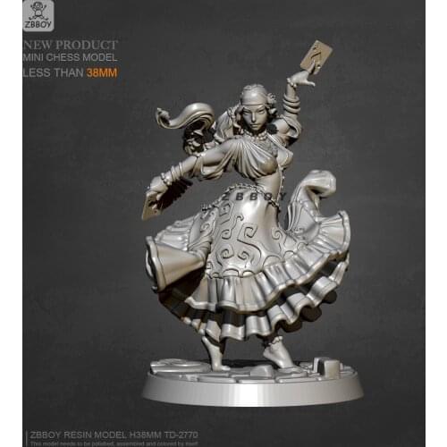 38mm Resin model kits figure beauty colorless and self-assembled TD-2770