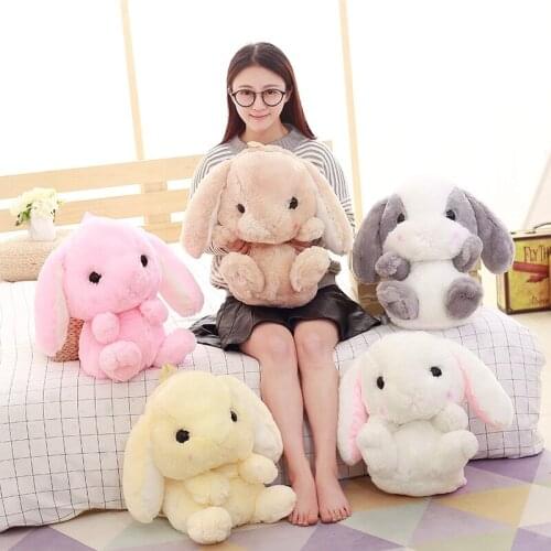 50cm Hare rabbit shoulder bag soft Plush Toy Baby Kids Animal Stuffed Plush Toy Birthday Gifts for Girls Children