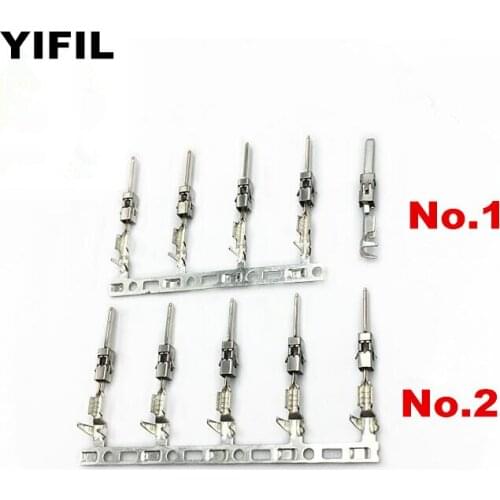 50pcs/lot Crimp Terminals (Pins) For Repair Wire Door Wire Loom Connector Plug 1K0937722D For Audi VW Skoda Seat