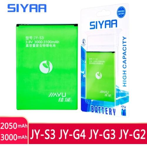 SIYAA Original JY-G3 JY-G4 JY-S3 JY-G2 Mobile Phone Battery For JIAYU G3 G3T G3C G3S JY-S3 S3 JY-G4 G4 JYS3 JY-G2 JYG2 Batteries