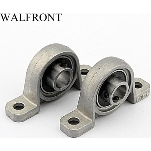 2Pcs 12mm Ball Bearings Pillow Block Mounted Bearing Housing Caliber Zinc Alloy KP001 Insert Ball Bearing