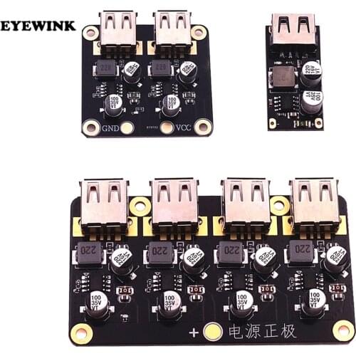 USB QC3.0 QC2.0 DC-DC Buck Converter Charging Step Down Module 6-32V 9V 12V 24V to Fast Quick Charger Circuit Board 3V 5V 12V