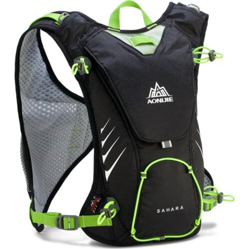 AONIJIE Running Vest Pack Light Weight Nylon Camping Hydration Backpack Men/Women Marathon Bicycling Hiking 8L 4