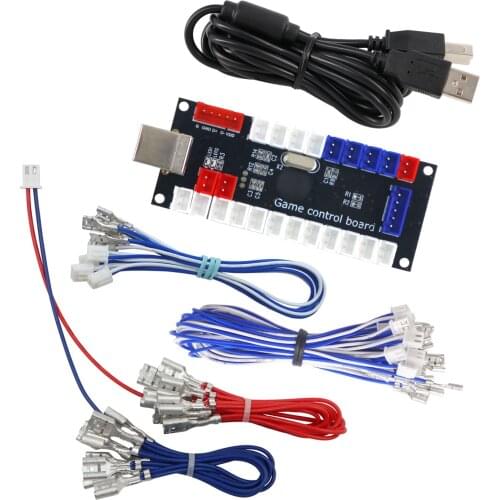 SJ@JX Arcade Game USB Encoder Zero Delay Gamepad Button Joystick Controller for PC Retropie Raspberry Pi MAME