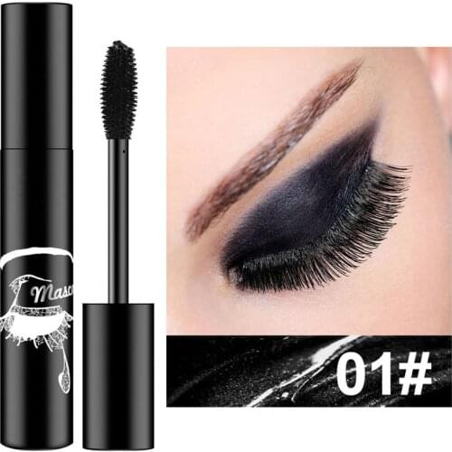 Professional Makeup Color Mascara Waterproof Fast Dry Eyelashes Curling Lengthening Makeup Eye Lashes Blue Purple Mascara