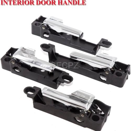 Inside Door Handle Front Rear Left Right Set For Lincoln MKZ 07-12 / Zephyr 2006/ Ford Fusion 06-12/ Mercury Milan 06-11
